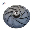 Pump Rubber Impeller For Pump Spare Parts Acid Slurry Anti-corrosion OEM Available