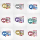 Amazon Hot Sale 10 Inch Metal Color Latex Balloons Wedding Party Decoration Metal Chrome Color Balloons