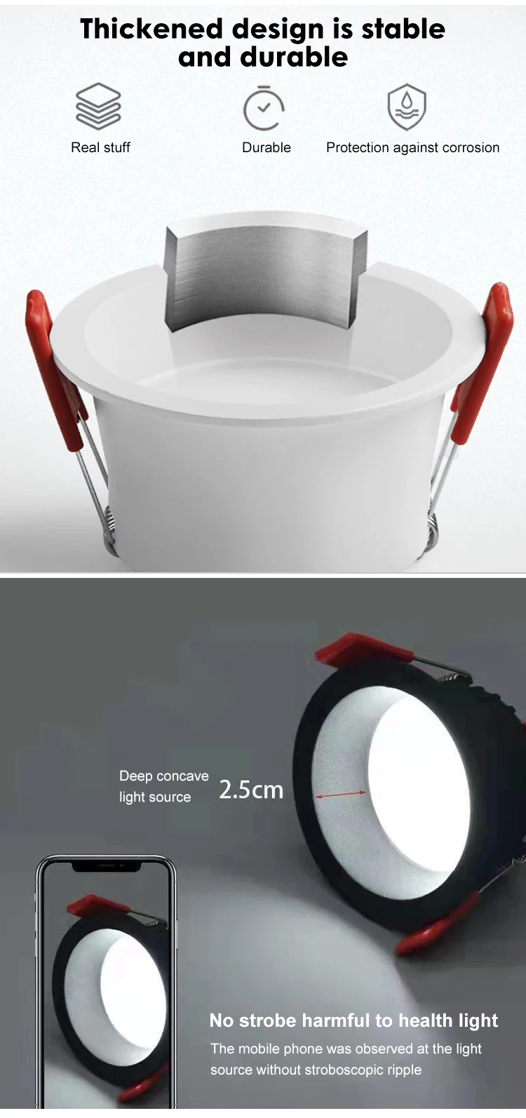 lc10229 recessed spot lamp kitchen living room shopping mall 7w led downlights-1