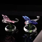 Wedding Wholesale Lovely Hot Selling Crystal Dragonfly Crystal Animal Figurines For Creative Wedding Gift