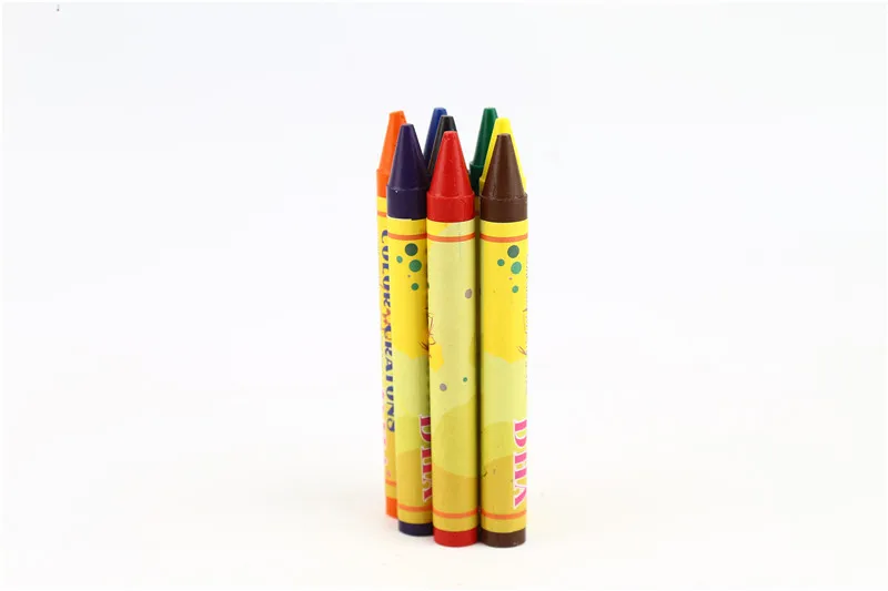 Wholesale OEM ODM Art Set Crayon Set 12 Colors Custom Non-Toxic Wax Crayons Set For Kids