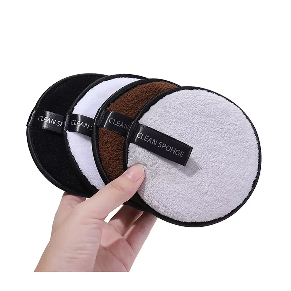 Europe Hot-selling Reusable Makeup Remover Pads Colorful Bamboo Cotton Makeup Remover Pads For Beauty