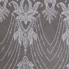 Wedding Lace Embroidery Lace Fabric Nigerian Sequined Wedding Lace 2021