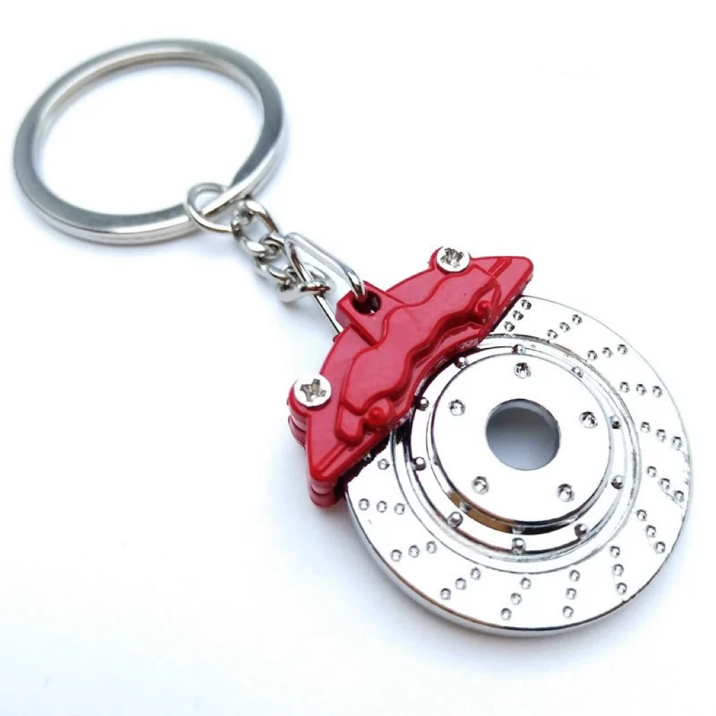 simulation car brake discs new multi-color car brake key chain fashion men and women car bag key chain pendant wholesale