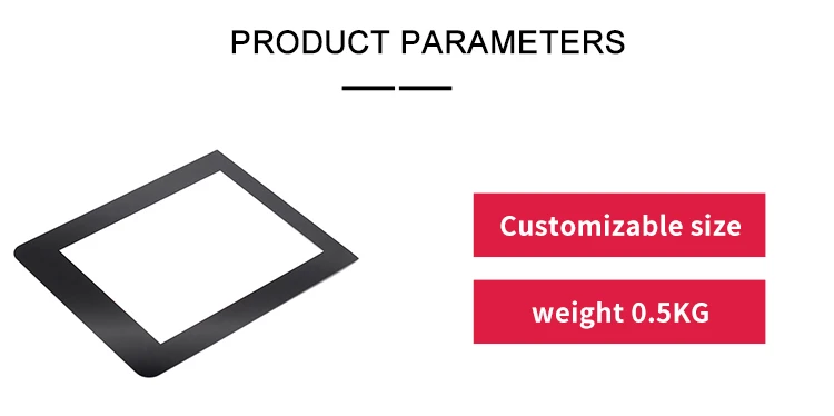 Wholesale customized white glass switch frame right angle glass panel can provide multi-color samples