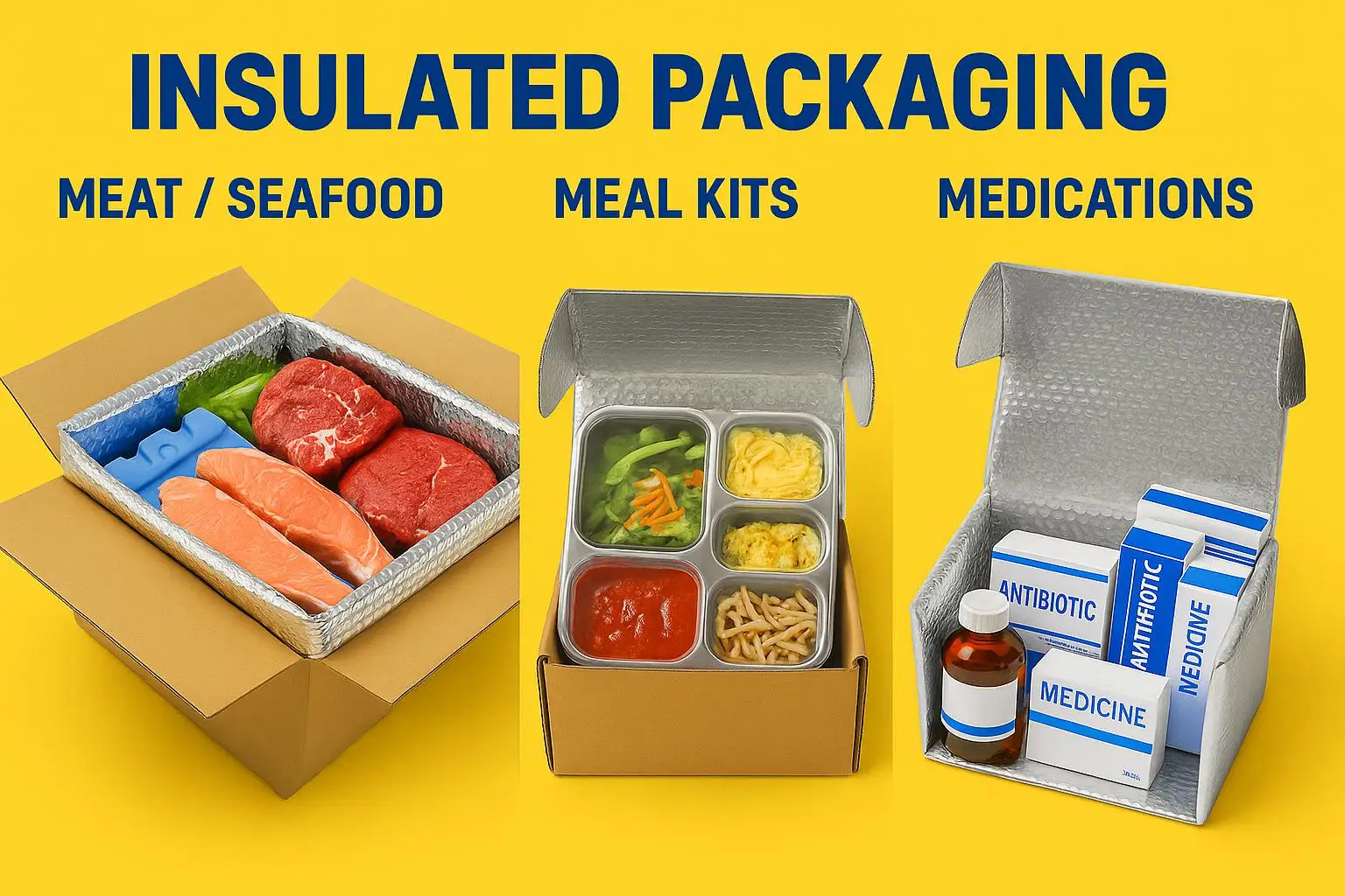 Custom Printed Disposable Insulated Bag & Box Liner for Cold Chain & Food Delivery Packaging Premium Quality & Eco-Friendly - detail 6