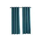 Hot Selling Curtain Living Room Solid Color Curtain Blackout