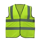 Vest High Visibility Safety Vest High Visibility Safety Breathable Reflective Vest Jacket On Construction Site