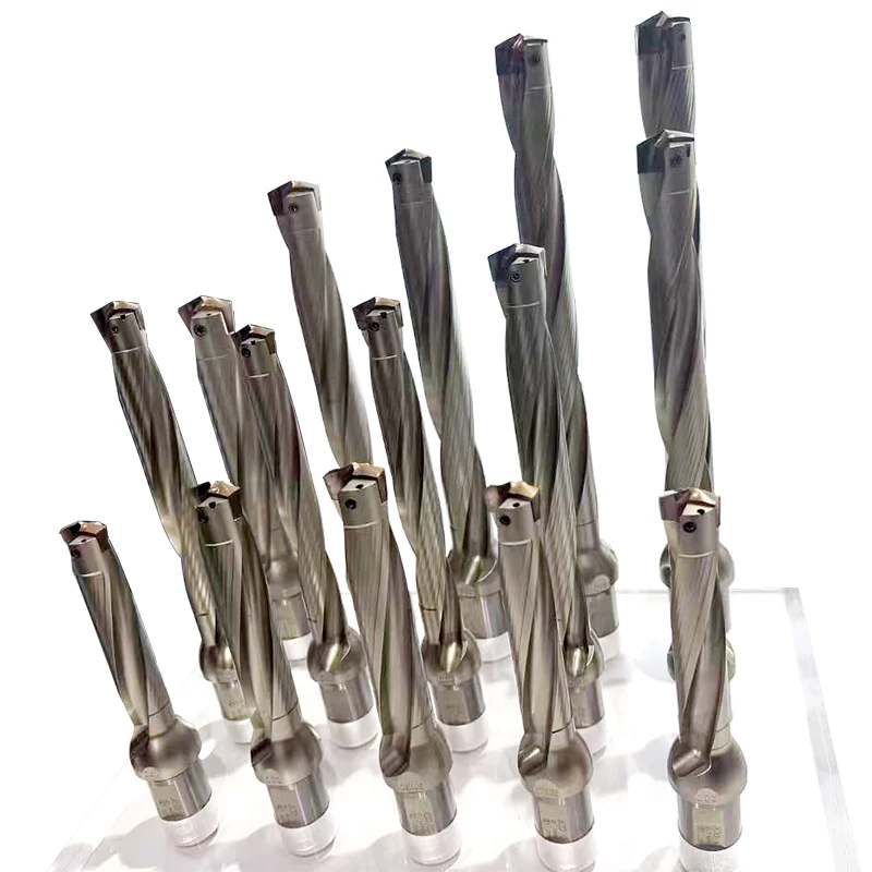 Crown Deep Hole U-Drill with Inner Cold Shedding Type Pull Back Drill Bit Shank for SE Premium Product Category Drill Bits details