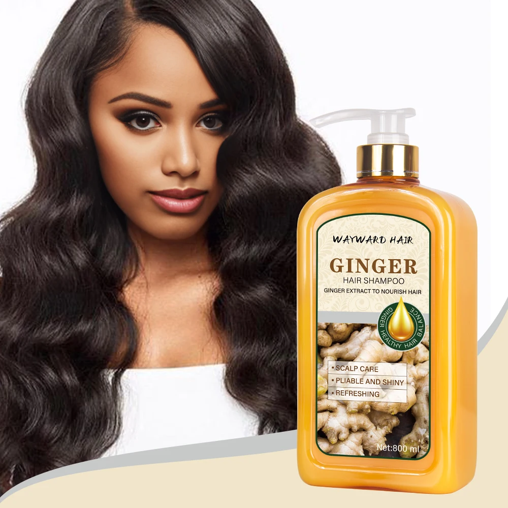 Nature Organic Female Male Growth Private Label Anti Loss Hair Shampoo organic hair care ginger argan oil hair shampoo