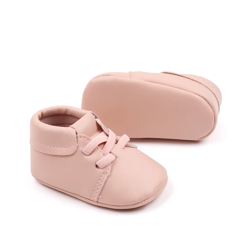 Unisex Baby Shoes New Soft Bottom Pu Lightweight Newborn Shoes Size 0-15 Months for Boys and Girls factory