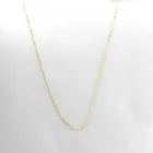 18k Yellow Gold Gold Name Necklace O Shape 18K Yellow Gold Chains Necklace