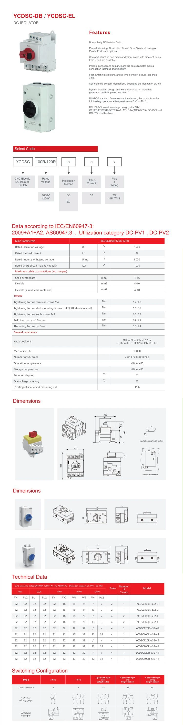 indoor isolator switch