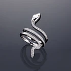Rings Trendy Rings 2021 New Hiphop Unisex Shape Snake Rings Sterling Silver Rings For Gift