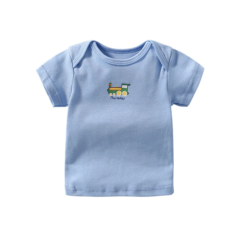 manufacturer newborn short sleeve t-shirt high quality t shirt 100% cotton t shirt gift box