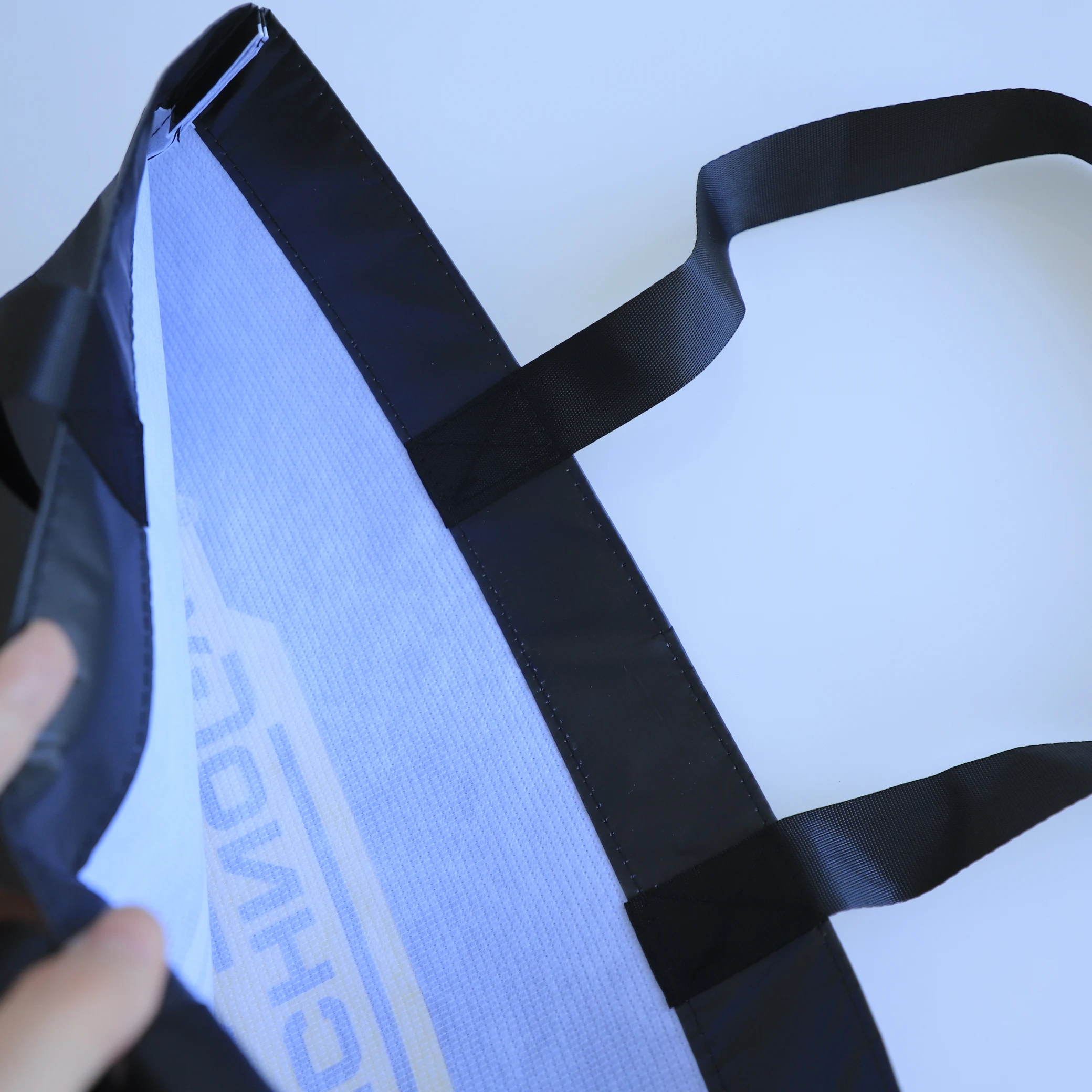 product custom durable pp woven tote bag reusable matte laminated non woven daily use shopping bags-15
