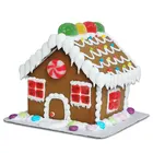 Best Sell 400g Decorated Cookies Gingerbread House Kit Cookie