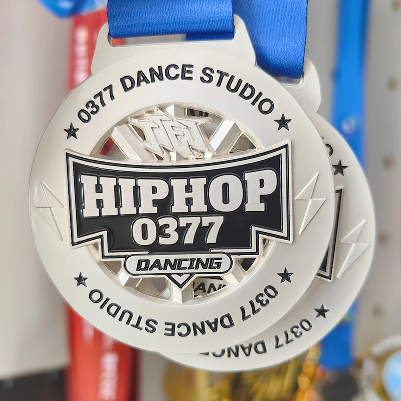 Custom 3D Sports Medals Personalized Gold Silver Bronze Stars for Dance Cheerleading School-Made From Aluminium supplier