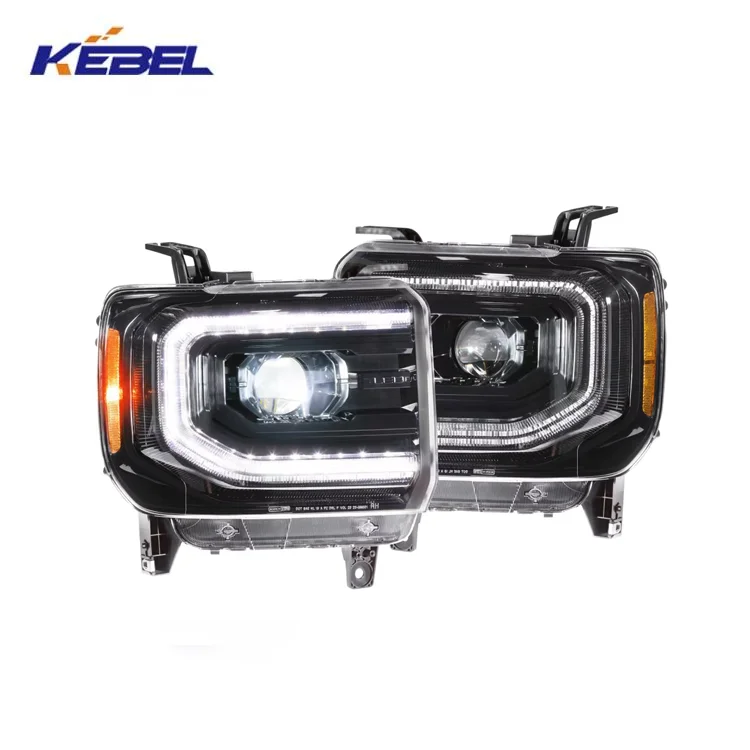 product car parts wholesale attractive price head lamp oem headlight for gmc sierra 1500 2016 2018-5
