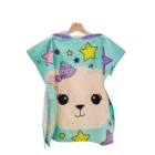 Towel Kids Popular Printed Cotton Poncho Towel For Kids