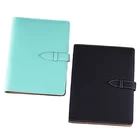 Leather Custom A5 PU Leather Hard Cover Notebook With Pen Holder For 2021 Dairy