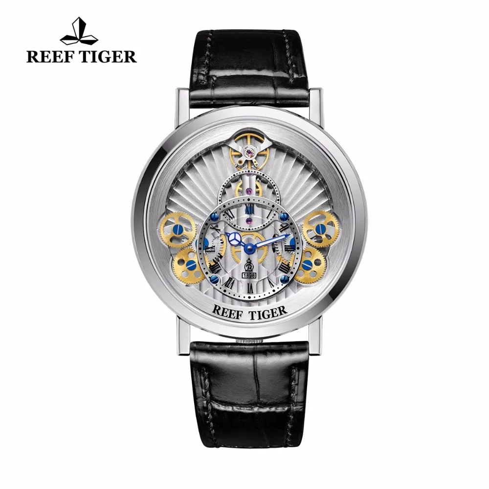 reef tiger skeleton watch