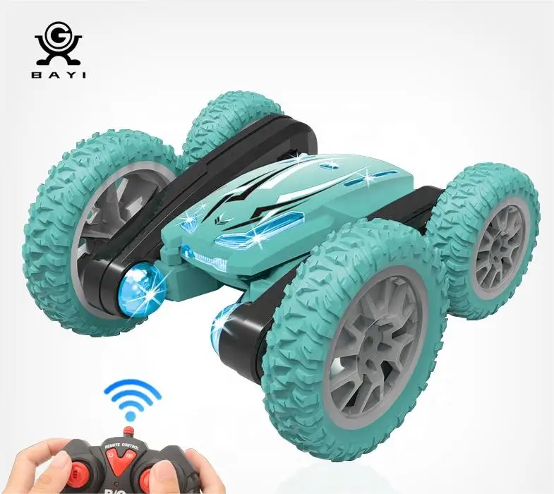 2.4G 4WD Stunt Drift Car Deformation Rotation Remote Control Rolling Car 360 Flip Double Side RC Cars Toy Gift