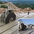 Stone Stone Saw Machine HUALONG Stonemachinery 2QYKT-3600 Double Blade Rock Saw Stone Quarry Machines For Sale