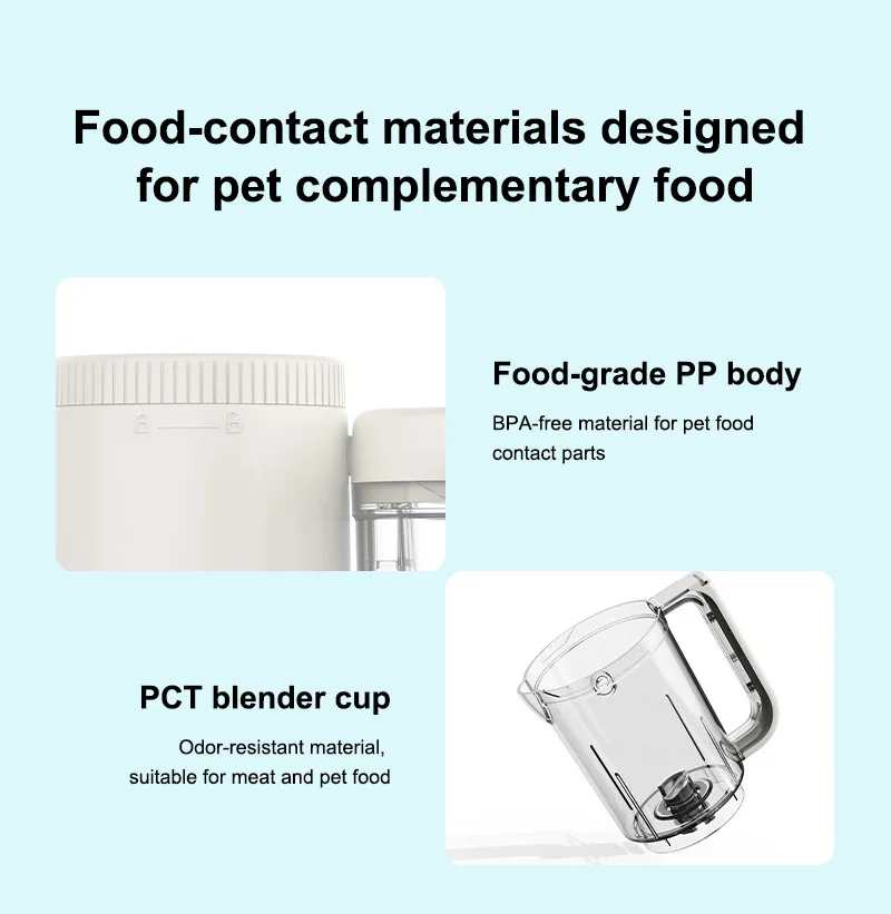Hot Multifunctional Pet Steaming Machine Integrated Food Processor Homemade Fresh Meal Maker for Dogs Cats Pet Products manufacture