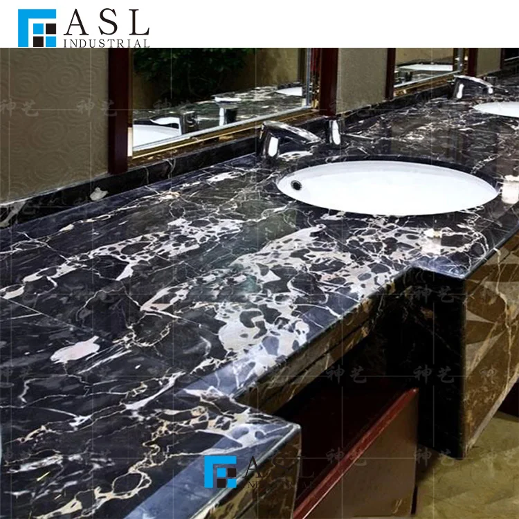 Factory direct cheap price natural china marmore black and white dragon silver portoro/potoro Italy marble slab