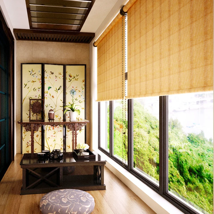 bamboo blinds indoor