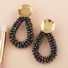 Charm Earrings Earrings Earrings Factory Women's Fashion Charm Rhinestone Earrings Light And Simple Jewelry