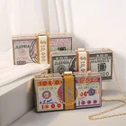 Clutch Bags Wholesale Bling Glitter Purses Luxury Handbags Diamond Clutch Dollar Bags Money Purse Women Hand Bags