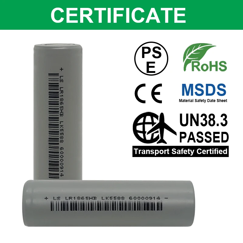 Original Lishen Lr Hb Mah C Lithium Iron Battery Cell V