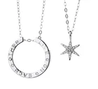 Star Star Factory Direct Sale High Quality Six-pointed Star Shaped With Zircon Necklace