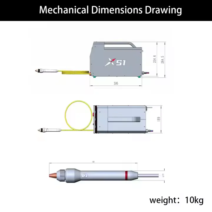Hot Sale Portable Handheld Laser Welding Machine Air-cooled Sheet Advertising Welding Is Suitable for Advertising Welding