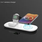 New Mobile Phones 2021 New Design 15W Fast Wireless Charger 3 In 1 Charging Pad For Mobile Phones