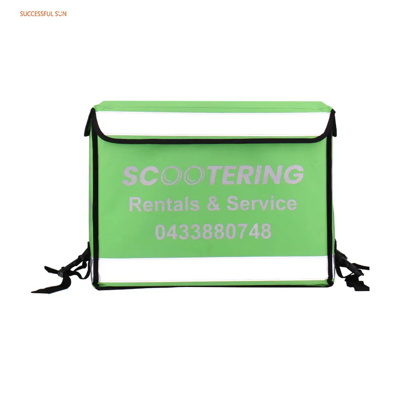 Wholesale Food Delivery Bag Cooler Insulated Commercial Thermal Food Delivery Bag Eco-friendly Customized logo and Size supplier