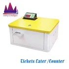 Game Tickets Coin Operated Redemption Game Machine Counting Lottery Ticket Eater For Arcade Game Center
