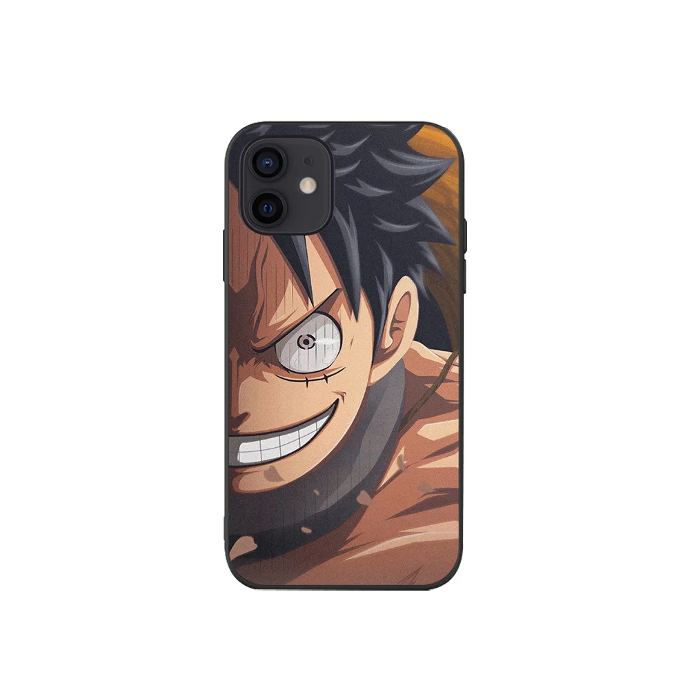 Cute Cartoon One Piece Luffy Case For Apple Iphone 11 12 Pro Max X 7 8