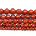 Gemstone Wholesale Natural Red Jasper Stone Beads 4-12mm Round Loose Gemstone Beads For Jewelry Making