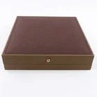 Jewelry Box Necklace Box Hinge Big Earring Ring Necklace Jewelry Set Gift Packaging Storage Box