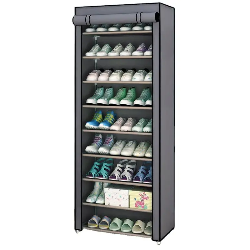 Household Detachable Shoes Storage Rack Multi-layer Shoes Organizer Box None-woven Shoes Storage Cabinet