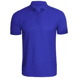 Sales Promotion Custom Logo Solid Color Plain Blank T Shirt Soft Comfortable Fashion Golf Men's Polo Shirts