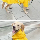 Cloth Fashion Portable Large Dog Pet Raining Jacket Pet Cloth Dog Raincoat For Big Dogs