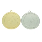 Metal Metal Cheap Medals Cheap Custom Blank Ribbon Hanger Gold Silver Sports Running Metal Medals