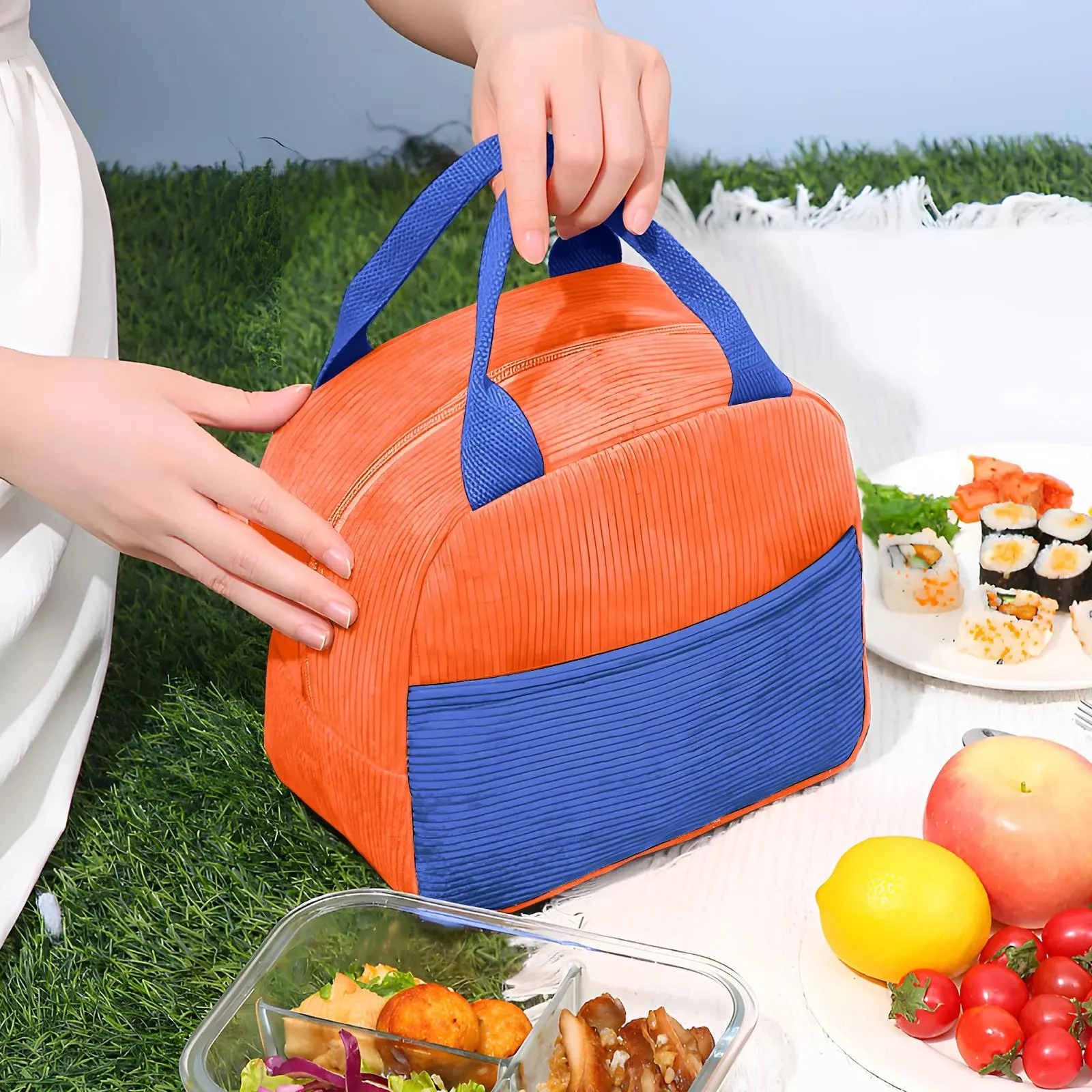 Portable Waterproof Cooler Tote Bag with Insulation Fashionable Leak-Proof Lunch Bag for Lunch Wine Cans Customizable Logo supplier