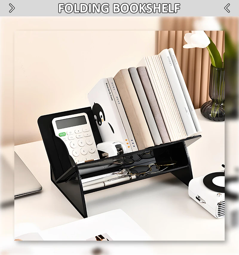 product durable pet bookshelf storage rack thickened foldable desktop organizer quality quality storage holder for living room irregular-3