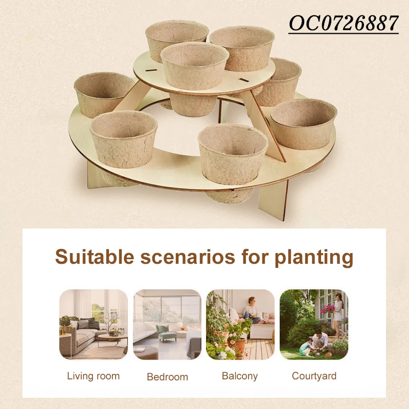 Soil test seed cup plant growing kit for kids garden toys outdoor