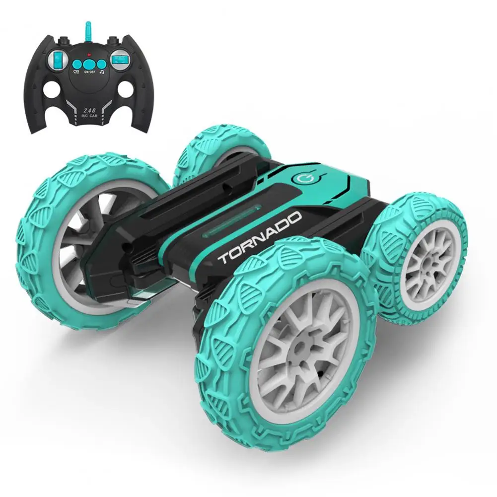 2.4G Remote Control Stunt Drift Car 360 Degree Rotating Rollover Torsion Rc Cars Double-Sided Stunt Vehiches Toys